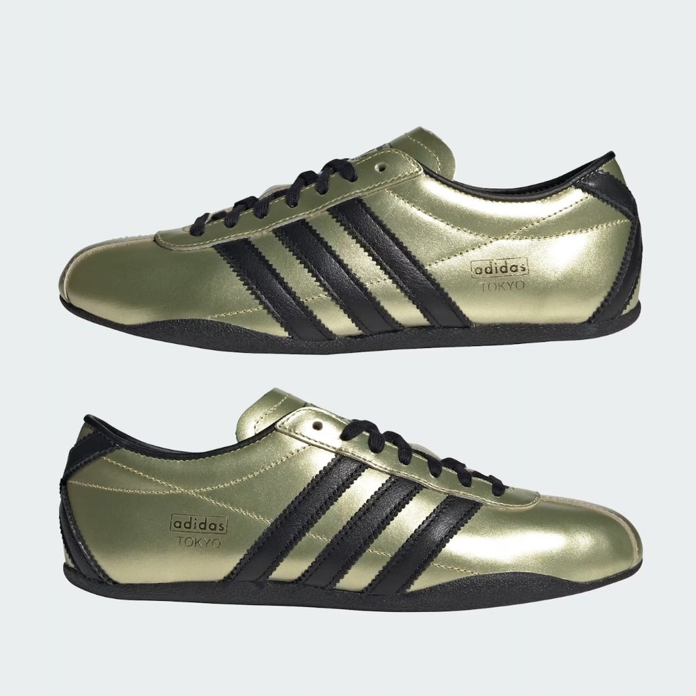 ADIDAS Gold Tokyo Shoes Women's Sz 8 NEW!